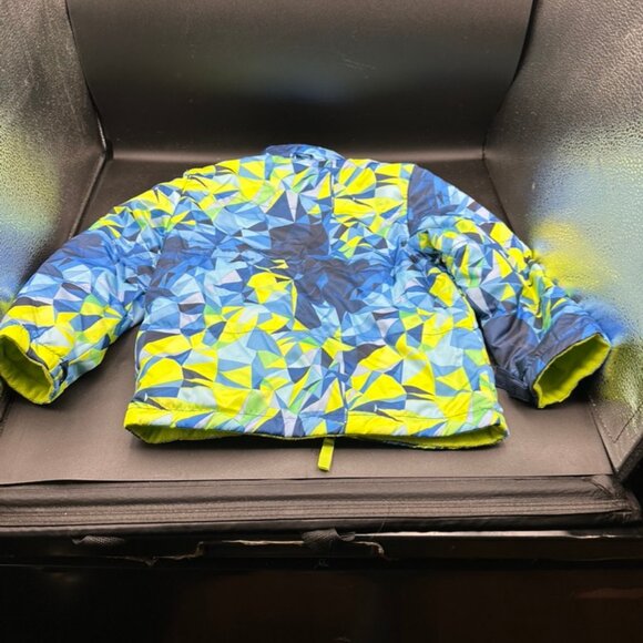 Nylon Blue Neon Green & Yellow Insulated Inside Size 4T Length 15 Inches - Picture 2 of 7